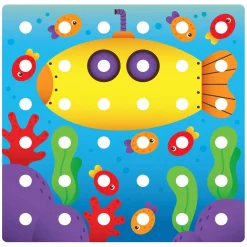 Quercetti Jumbo Peggy Evo Insteek Mozaïek, 41 Pins Best