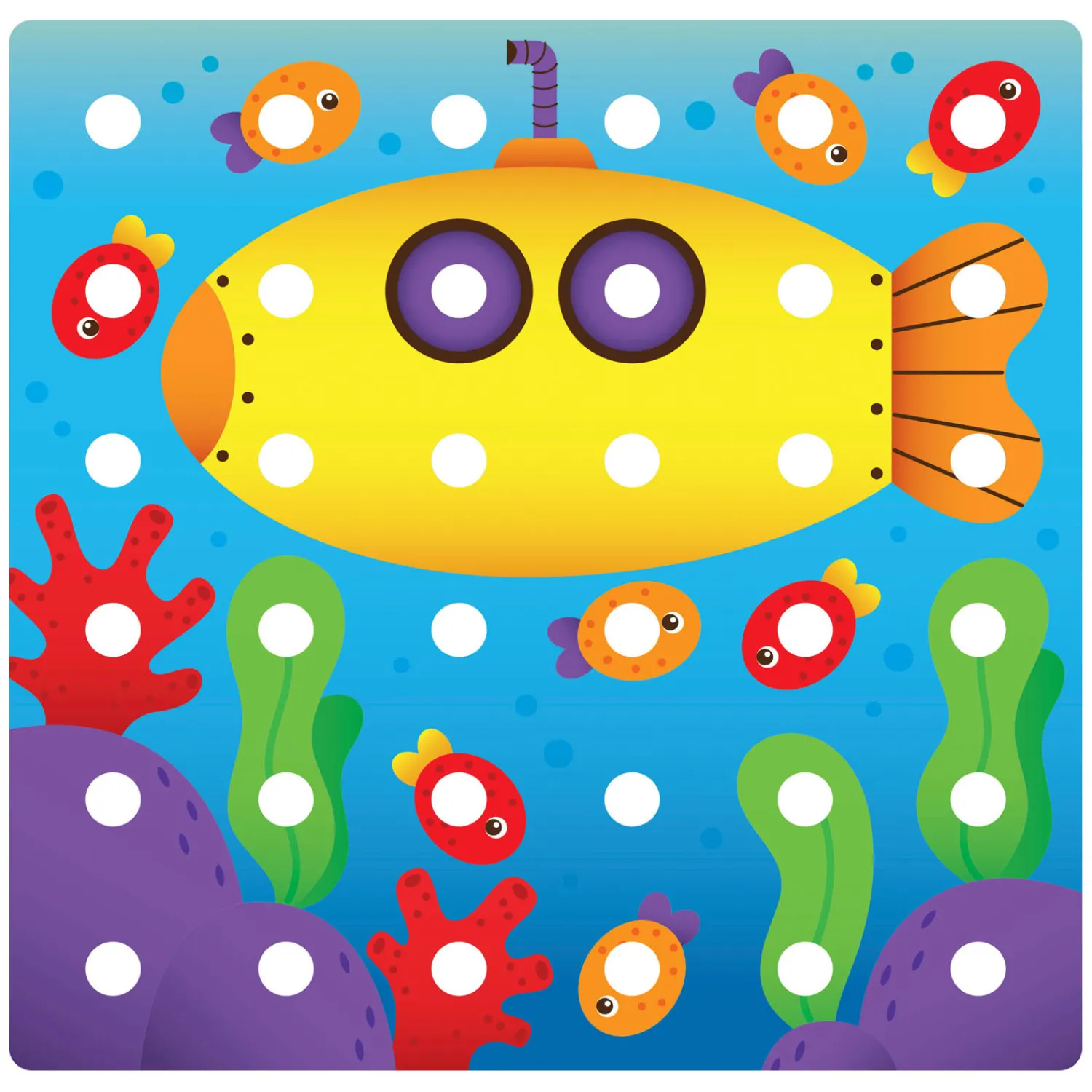 Quercetti Jumbo Peggy Evo Insteek Mozaïek, 41 Pins Best