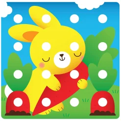 Quercetti Jumbo Peggy Evo Insteek Mozaïek, 41 Pins Best