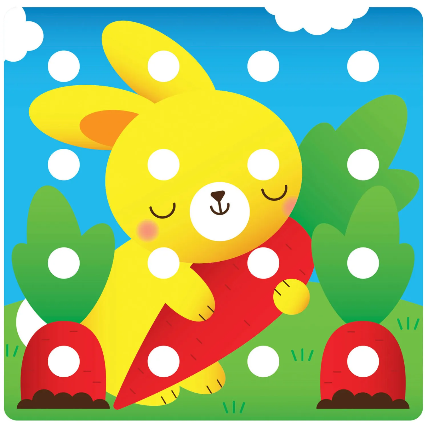 Quercetti Jumbo Peggy Evo Insteek Mozaïek, 41 Pins Best