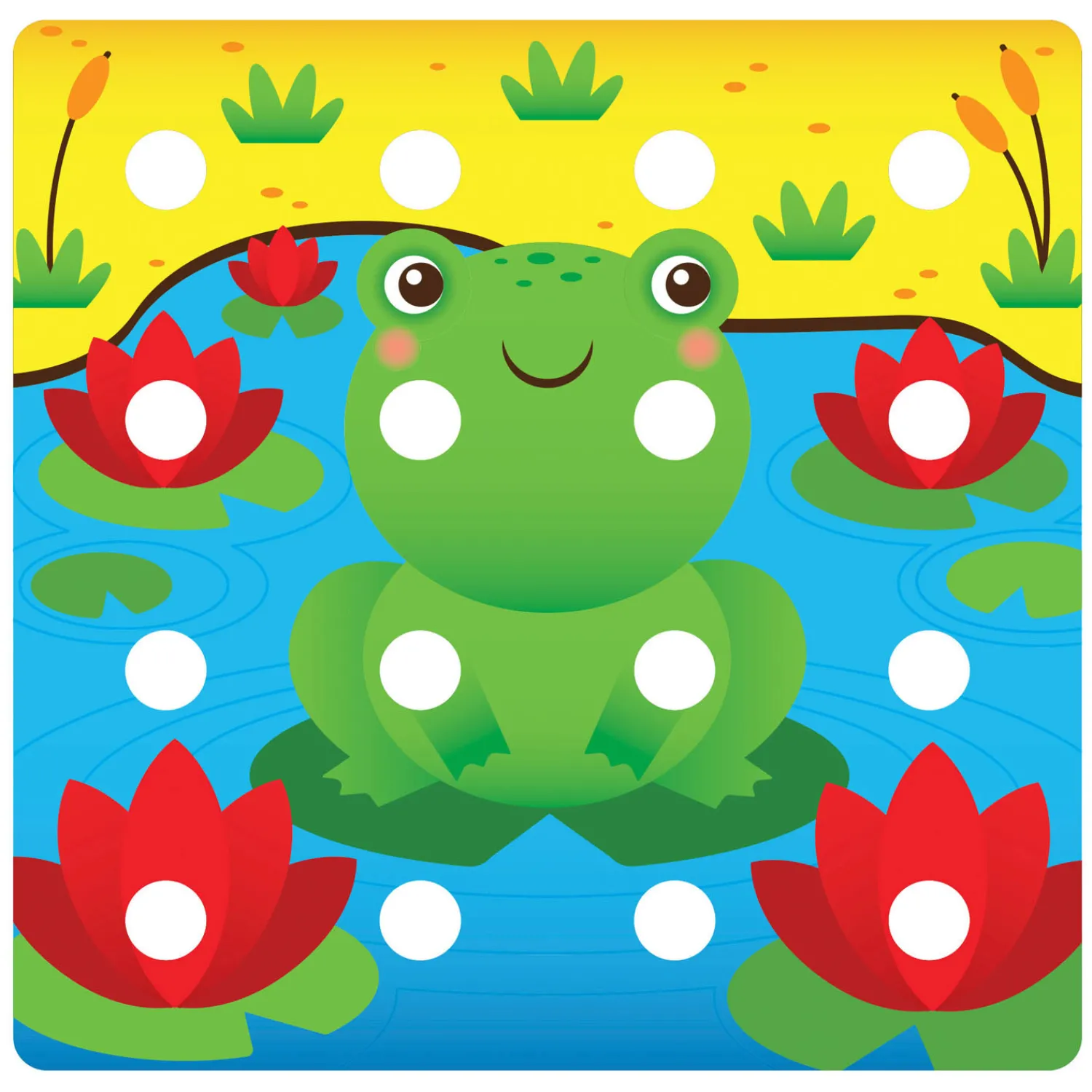 Quercetti Jumbo Peggy Evo Insteek Mozaïek, 41 Pins Best