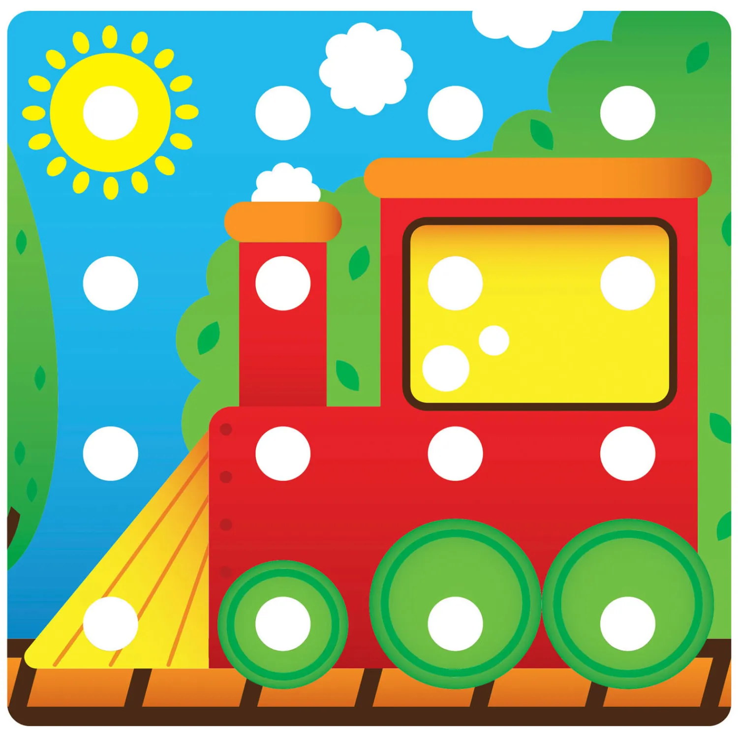 Quercetti Jumbo Peggy Evo Insteek Mozaïek, 41 Pins Best