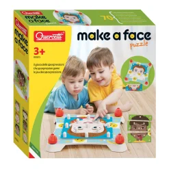 Quercetti Maak een Gezicht Puzzel, 12dlg. Online