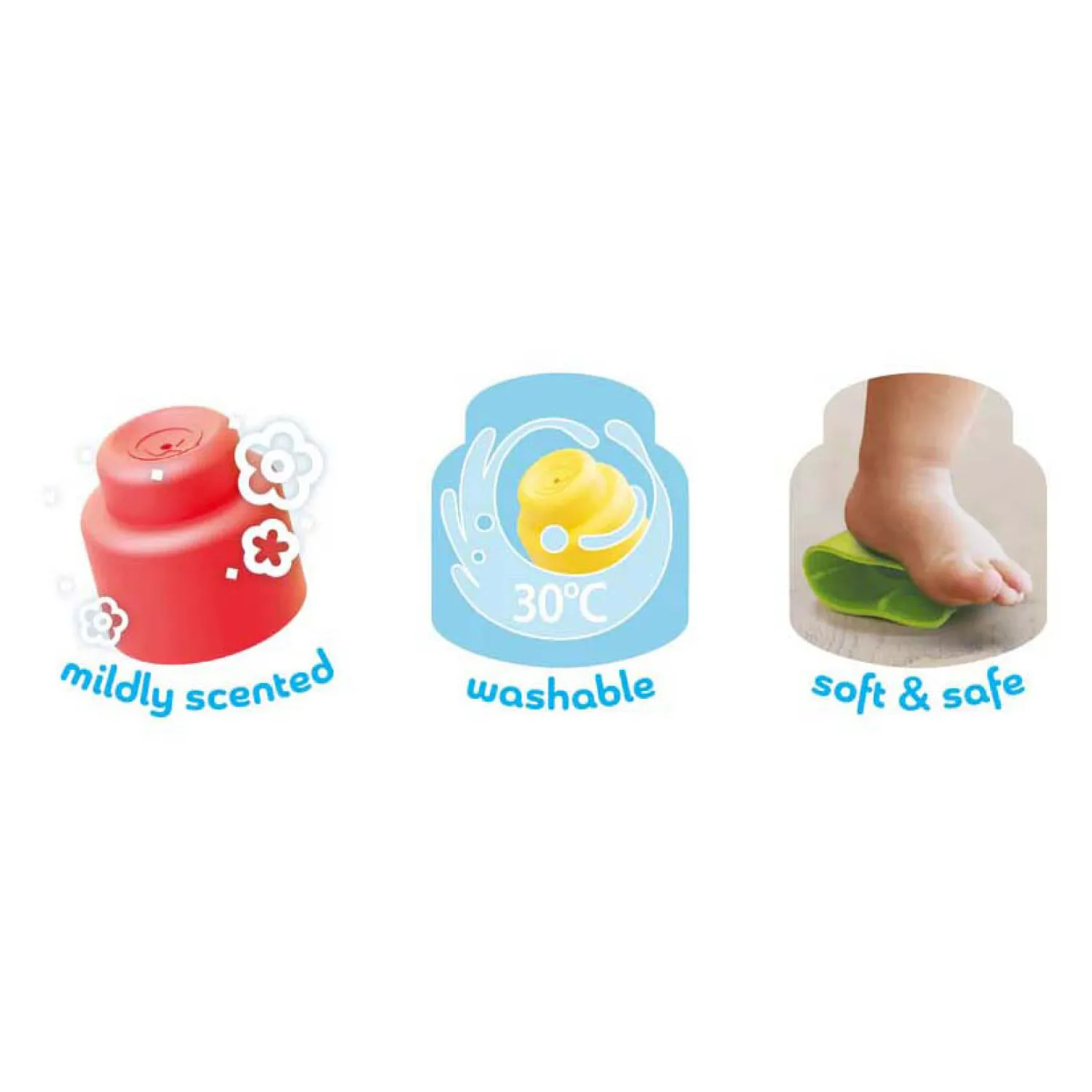 Quercetti Momy Soft Bouwblokken - 28dlg. Hot