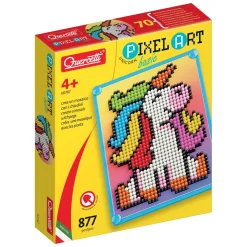 Quercetti Pixel Art Basis Eenhoorn, 880dlg. Hot