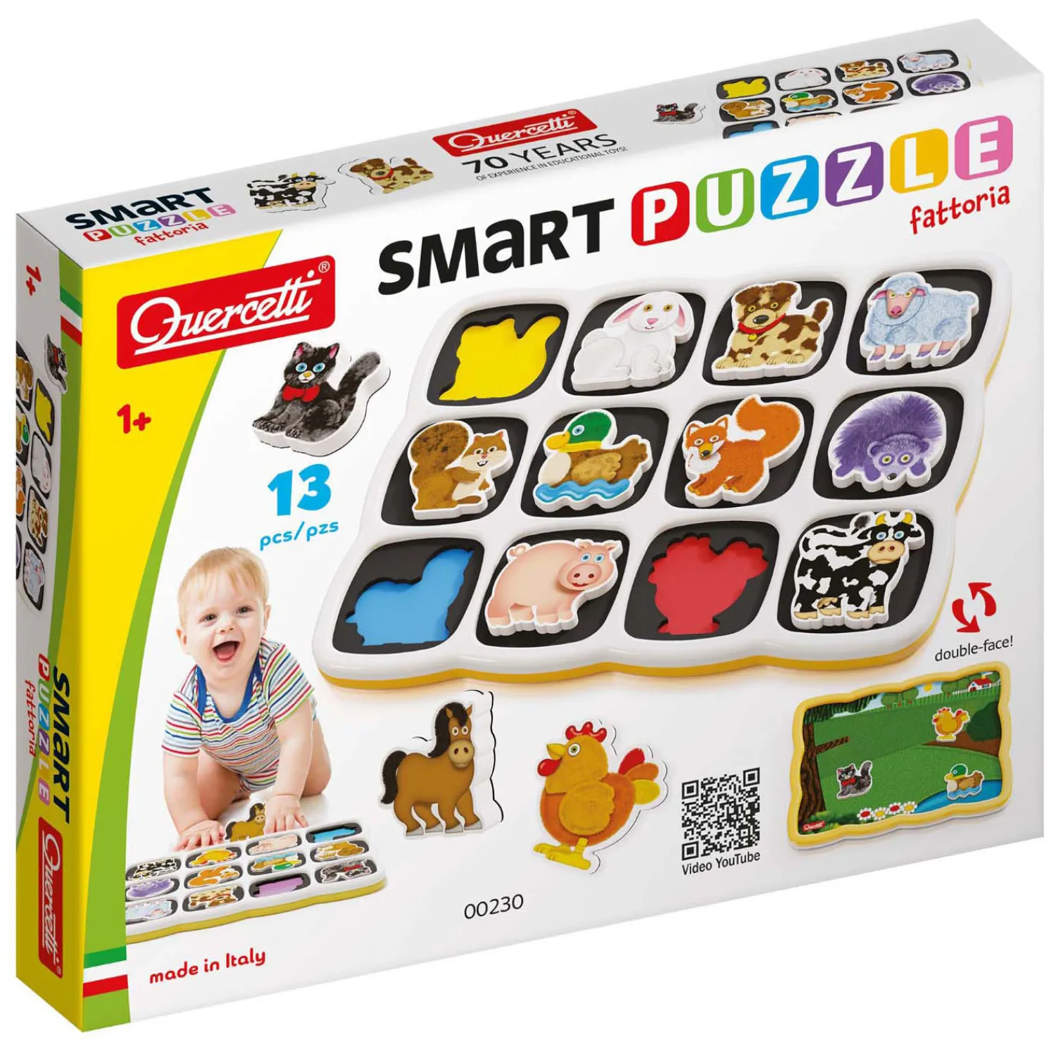 Smart Magneet Puzzel Boerderij>Quercetti Hot