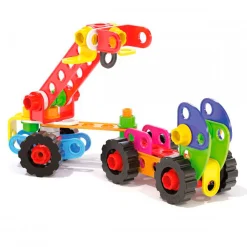 Tecno Jumbo met Opbergbox, 84dlg.-Quercetti Best