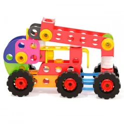 Tecno Jumbo met Opbergbox, 84dlg.-Quercetti Best