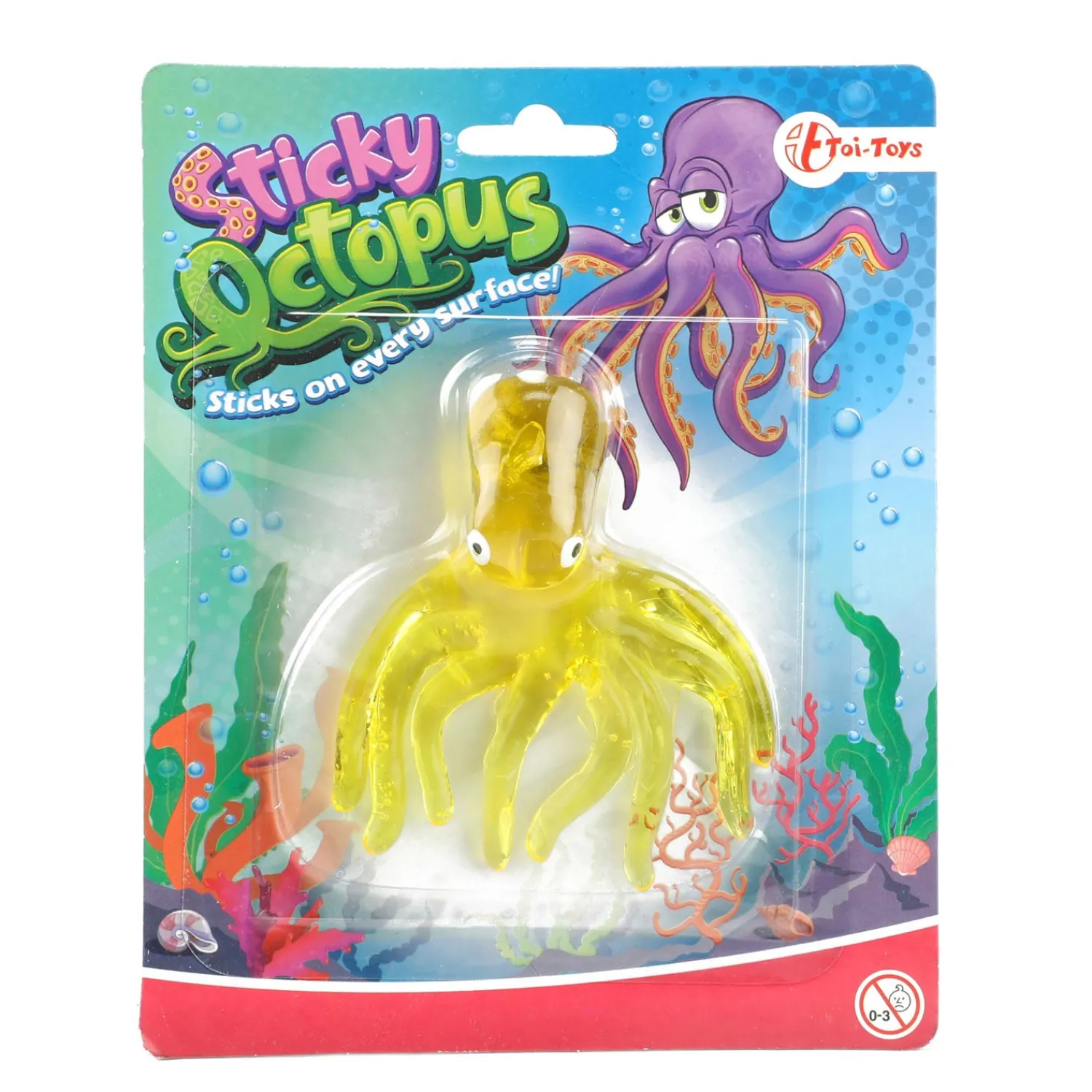 Raamkruiper Sticky Octopus-Toi-Toys Clearance