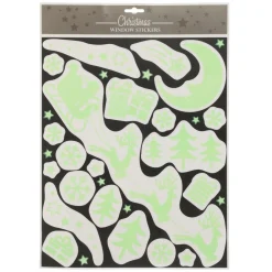 Raamstickers Glow in the Dark Kerst> Online