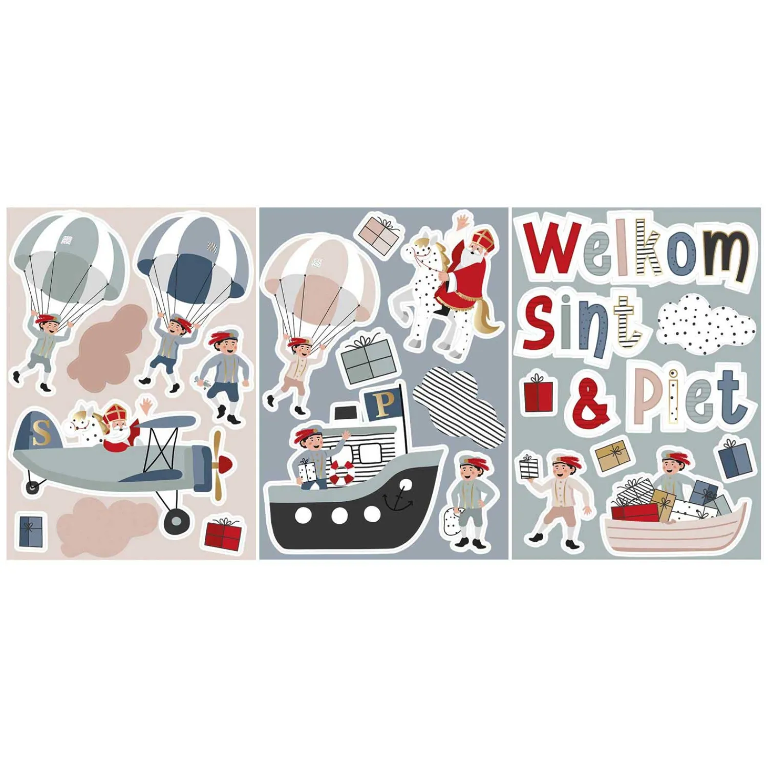Raamstickers Sint & Co.>Haza Witbaard Discount