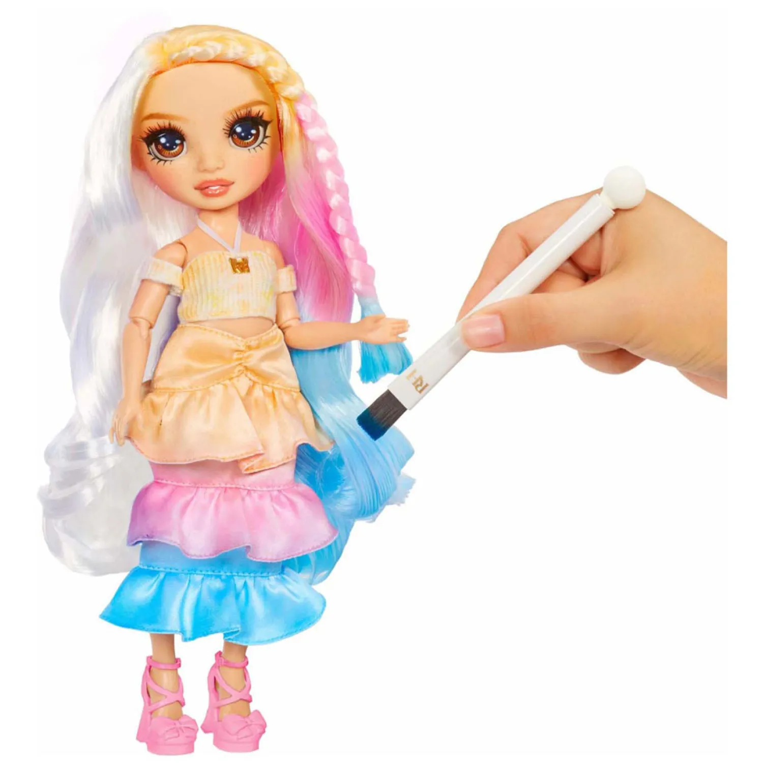 MGA Entertainment Rainbow High Watercolor & Create-modepop - Bruine ogen Discount