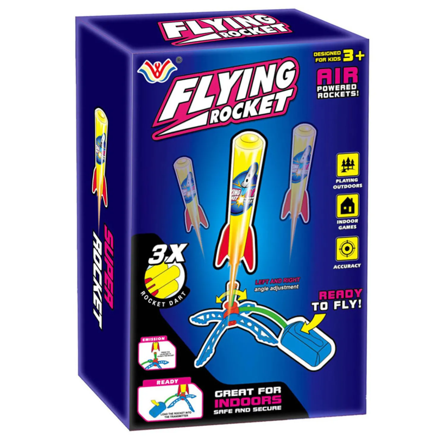 Raket Lanceerbasis met 3 Foampijlen