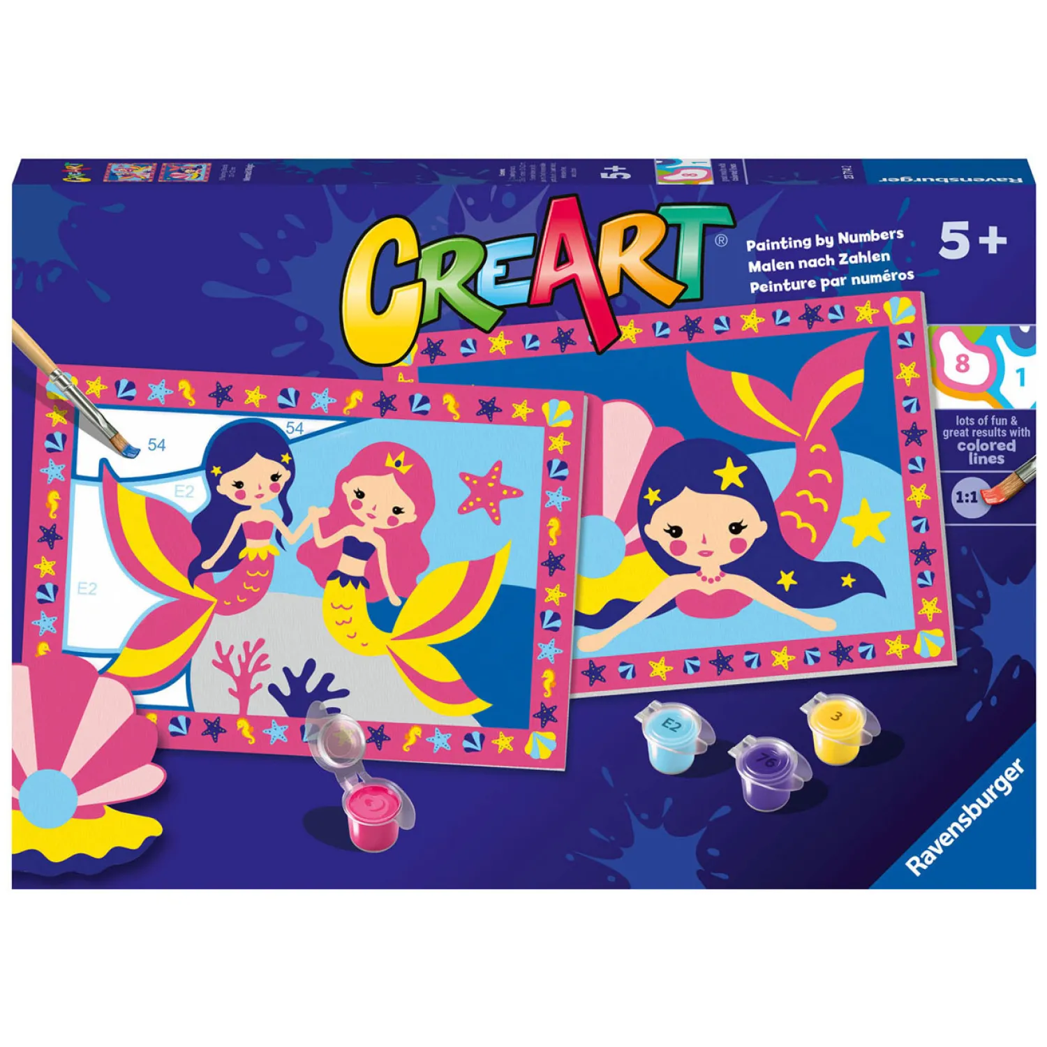 CreArt Schilderen op Nummer - Zeemeermin Magie-Ravensburger Clearance
