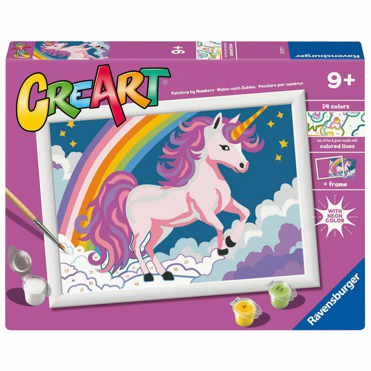 Ravensburger CreArt Schilderen op Nummer - Eenhoorn Online