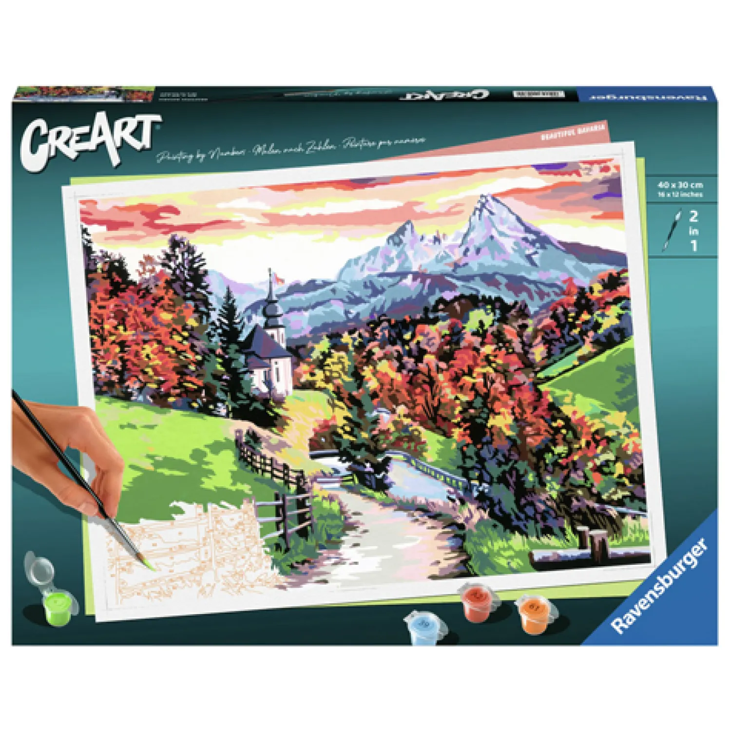 CreArt Schilderen op Nummer - Beautiful Bavaria-Ravensburger New