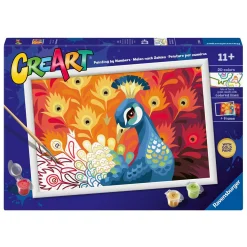 CreArt Schilderen op Nummer - Trotse Pauw-Ravensburger Hot