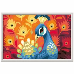 CreArt Schilderen op Nummer - Trotse Pauw-Ravensburger Hot