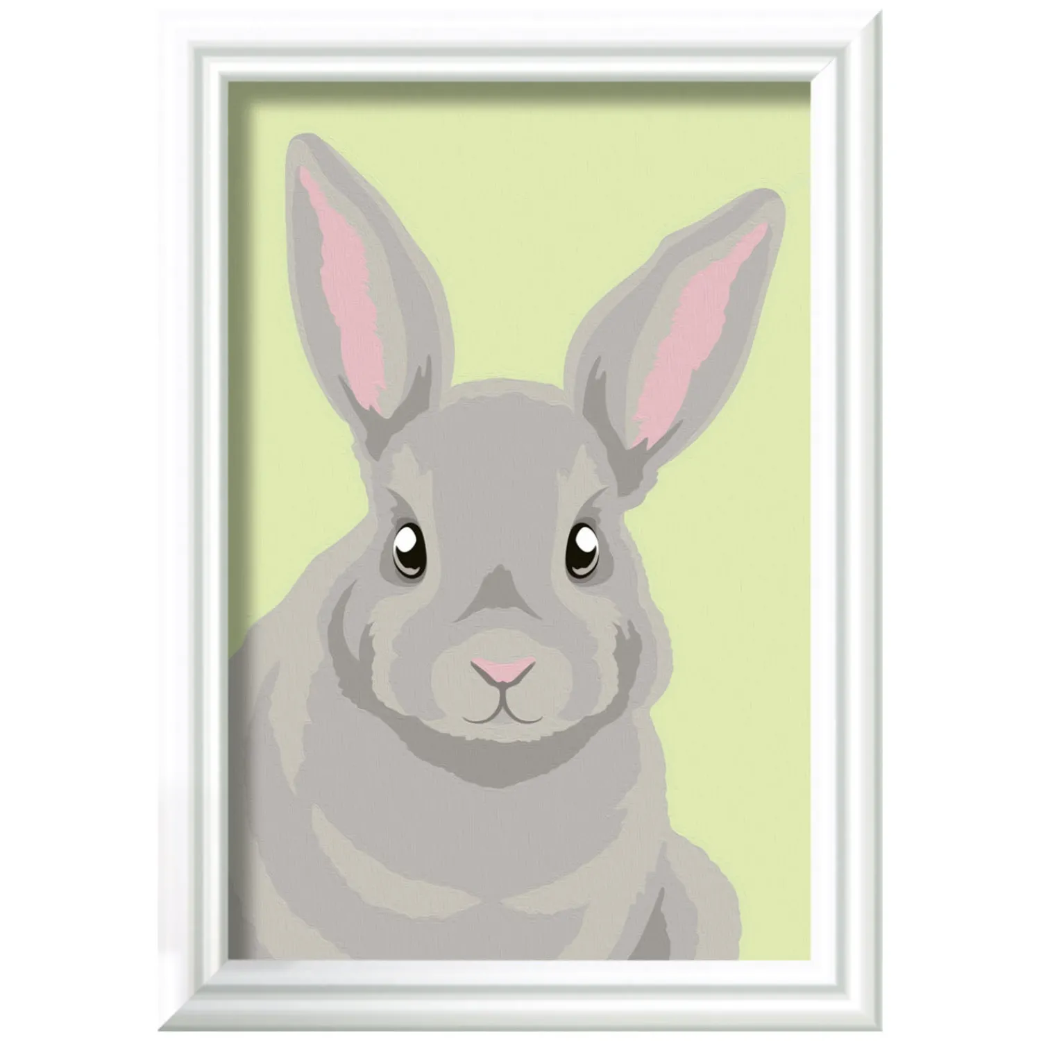 Ravensburger CreArt Schilderen op Nummer - Grijze Konijn Best