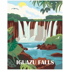 CreArt Schilderen op Nummer - Iguazu Watervallen-Ravensburger New