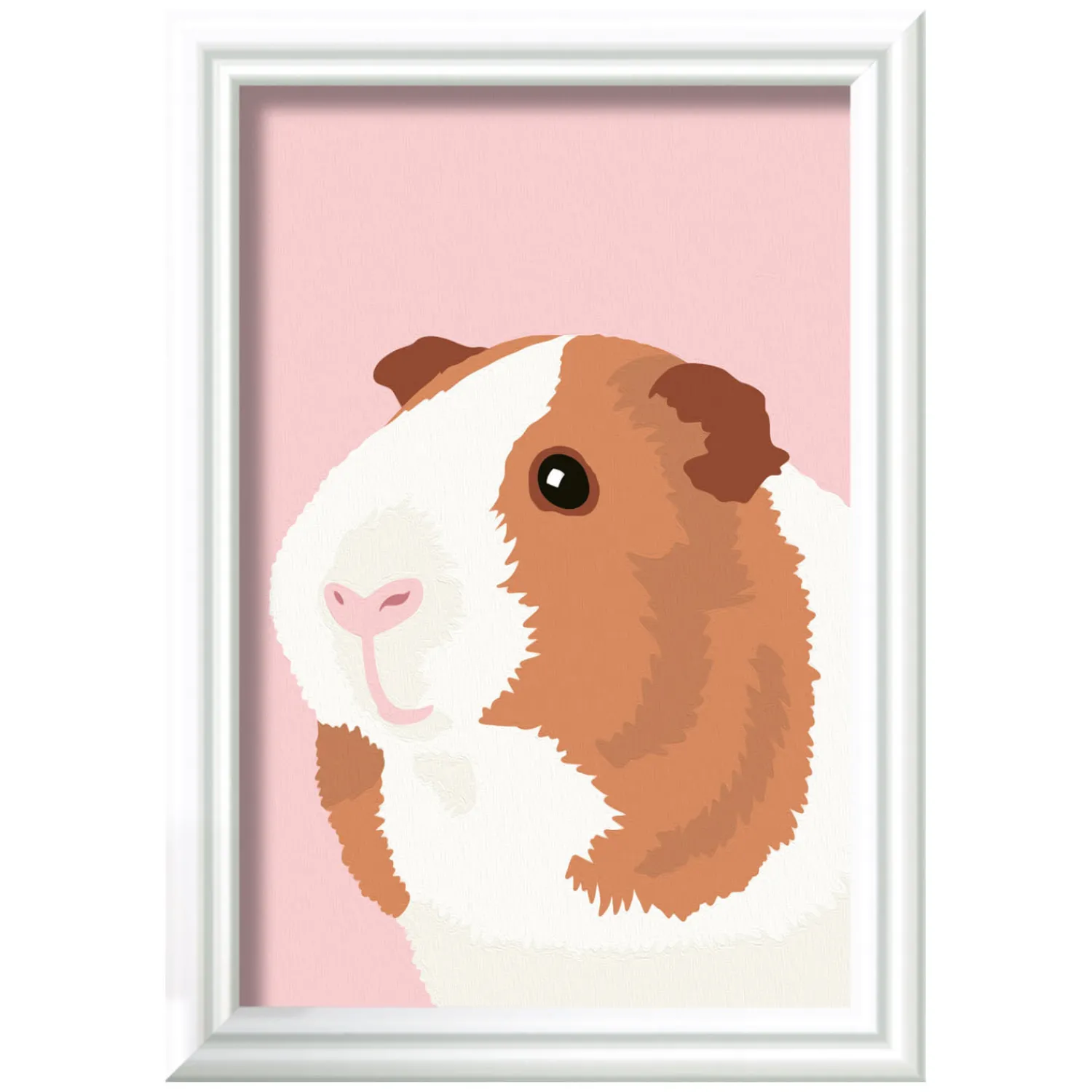 Ravensburger CreArt Schilderen op Nummer - Cavia Hot