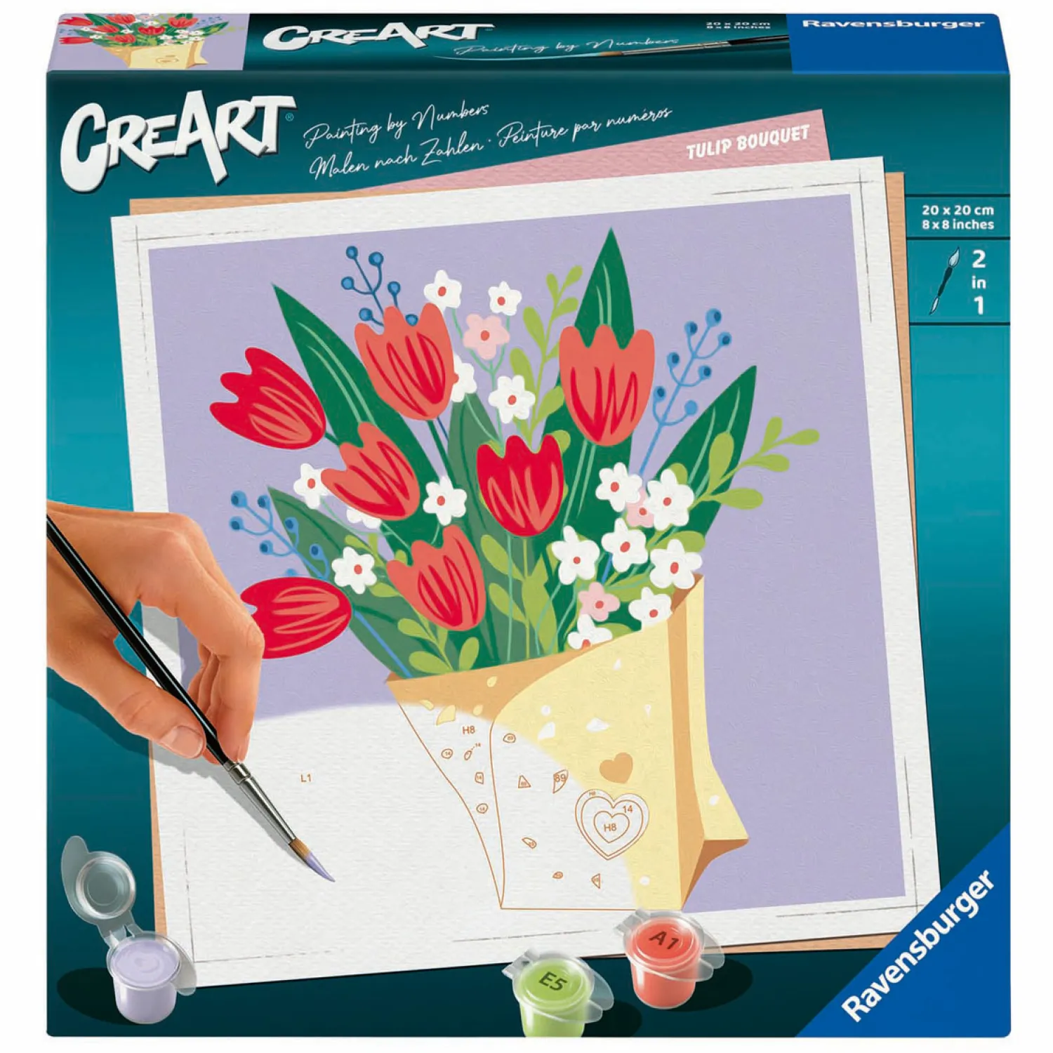 CreArt Schilderen op Nummer - Tulpen Boeket>Ravensburger