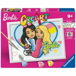 Ravensburger CreArt Schilderen op Nummer - Barbie-Duo Clearance