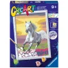 CreArt Schilderen op Nummer - Paard Bij Zonsondergang-Ravensburger New