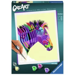 CreArt Schilderen op Nummer - Zebra-Ravensburger Sale