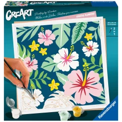 Ravensburger CreArt Schilderen op Nummer - Exotische Bloemen Discount