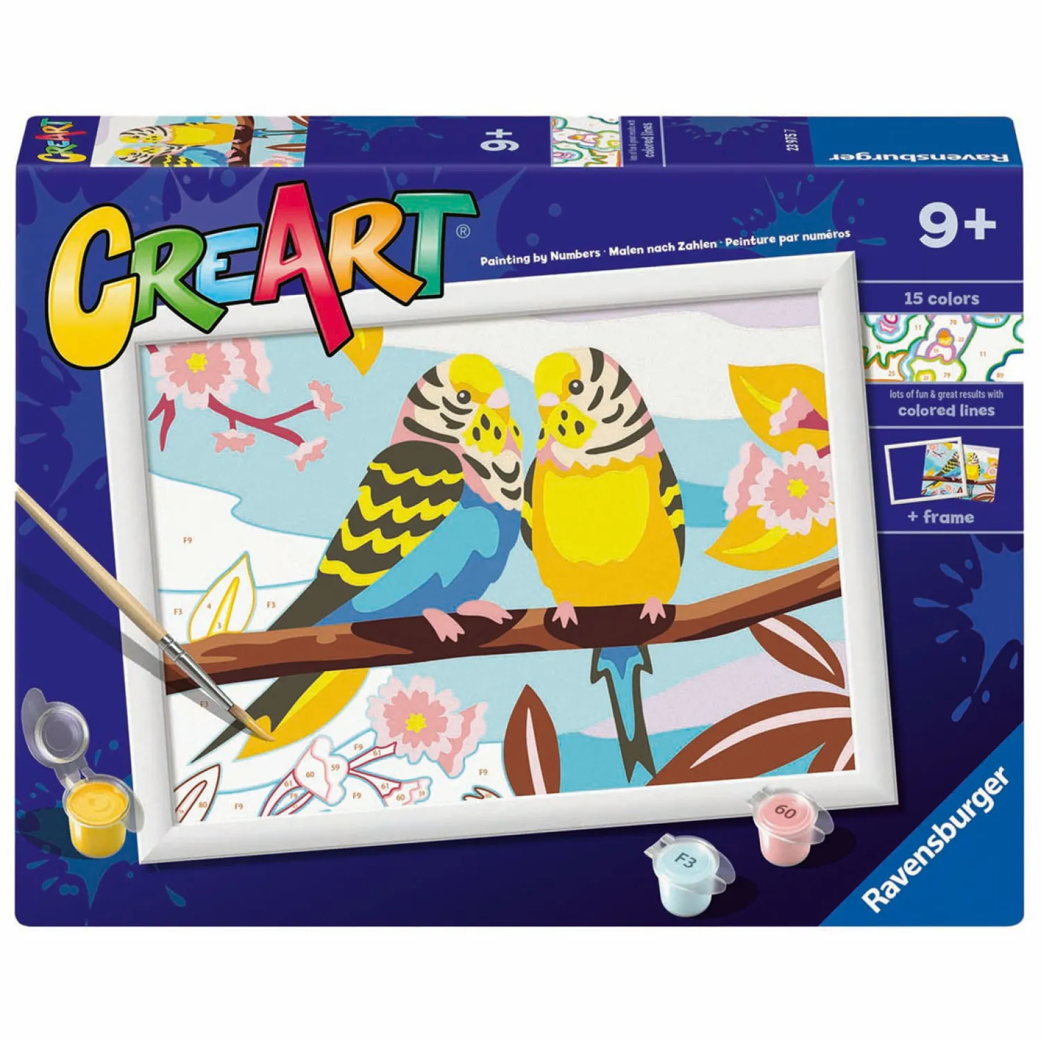Ravensburger CreArt Schilderen op Nummer - Papegaaien Best