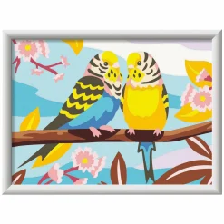Ravensburger CreArt Schilderen op Nummer - Papegaaien Best