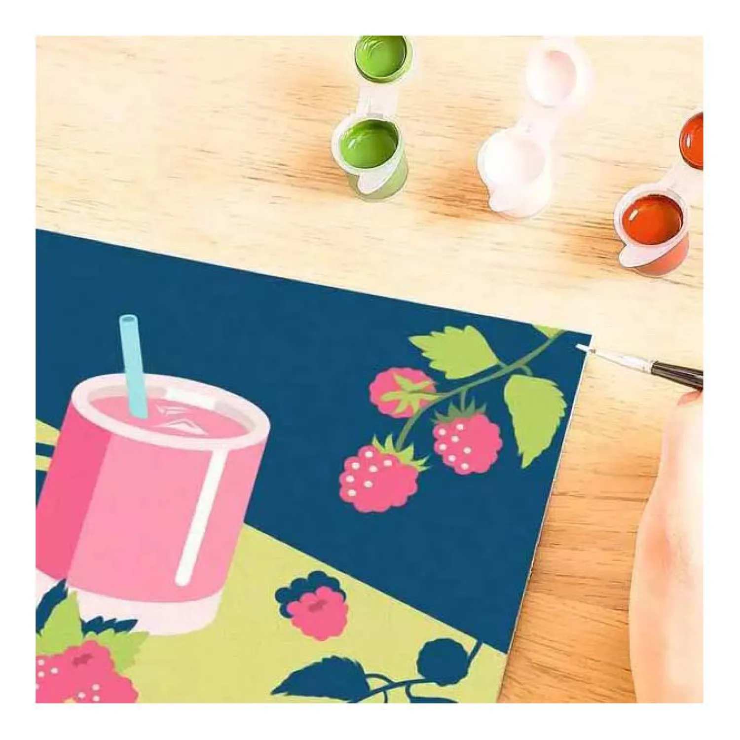 Ravensburger CreArt Schilderen op Nummer - Framboos Best