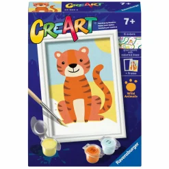 CreArt Schilderen op Nummer - Tijger-Ravensburger New