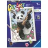 CreArt Schilderen op Nummer - Speelse Panda-Ravensburger New