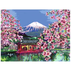 Ravensburger CreArt Schilderen op Nummer - Japanese Cherry Blossom