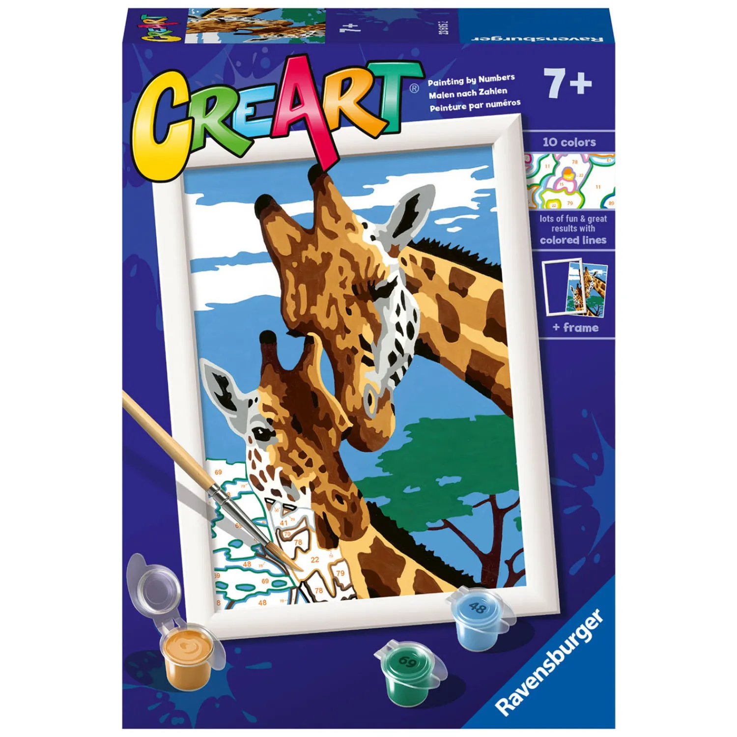 CreArt Schilderen op Nummer - Schattige Giraffen>Ravensburger Outlet