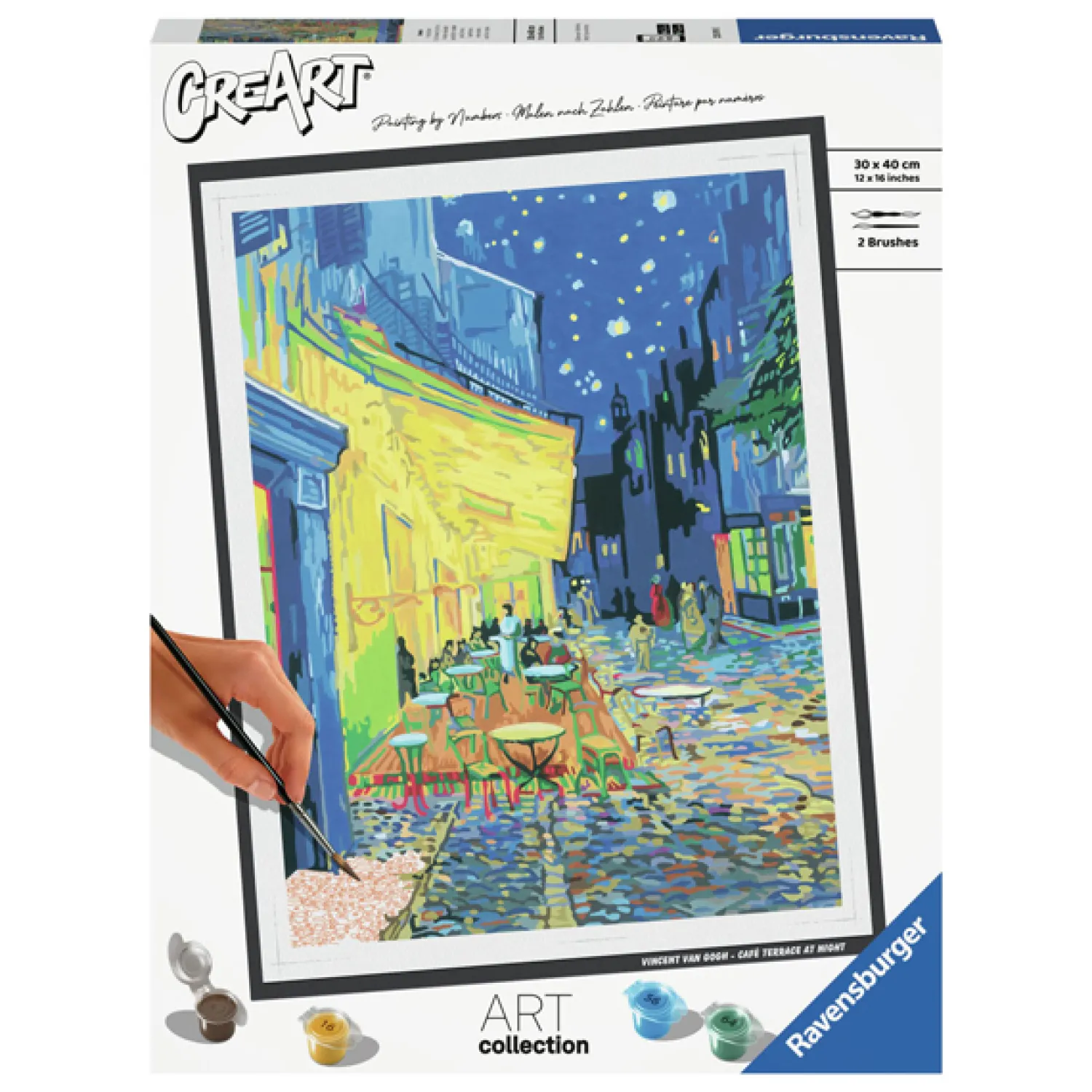 CreArt Schilderen op Nummer - Cafe Terrace Van Gogh>Ravensburger Online