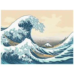 CreArt Schilderen op Nummer - Hoksusai: The Great Wave>Ravensburger Clearance