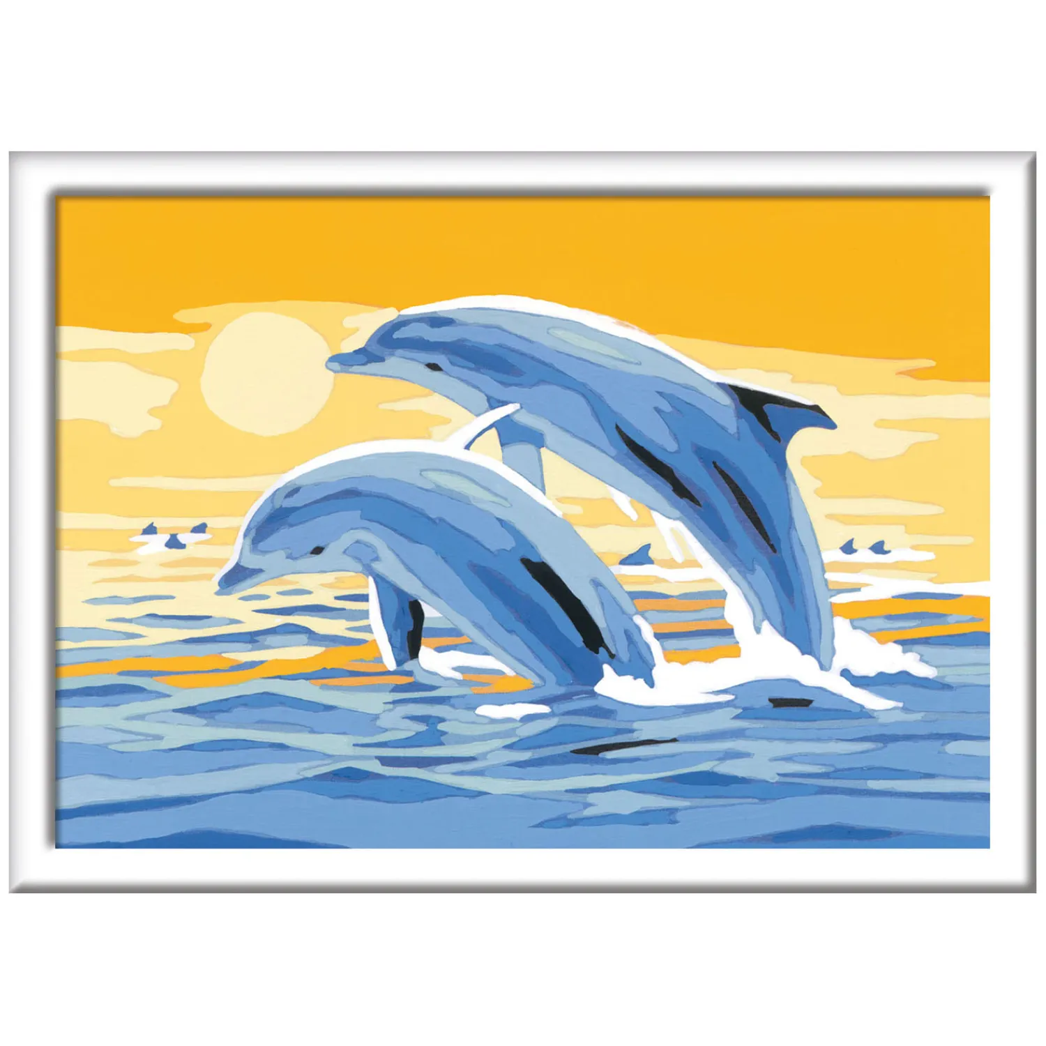 CreArt Schilderen op Nummer - Vrolijke Dolfijnen>Ravensburger Outlet