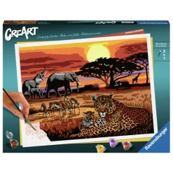 Ravensburger CreArt Schilderen op Nummer - Savannah Landscapes Outlet