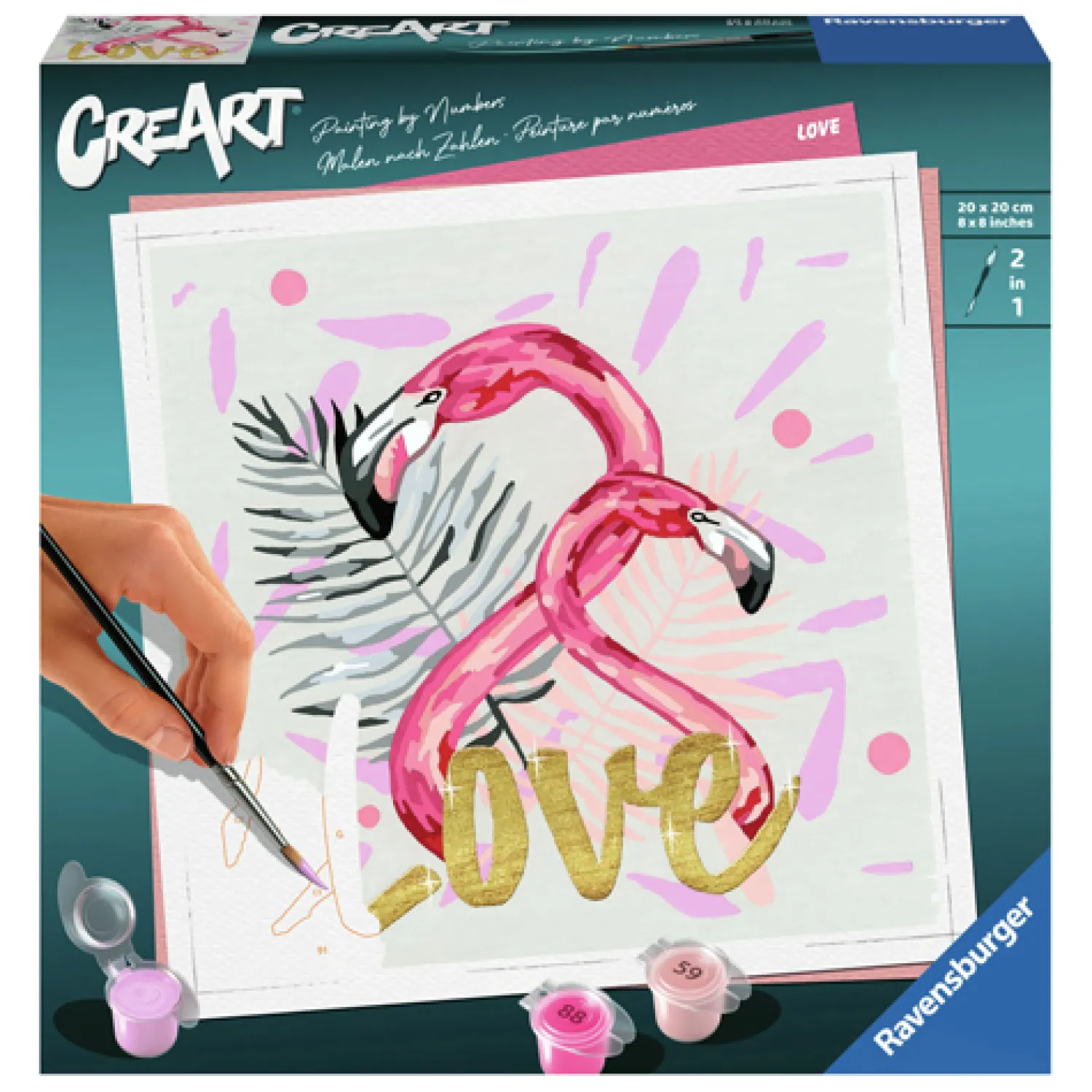Ravensburger CreArt Schilderen op Nummer - Love New