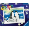 CreArt Schilderen op Nummer - Pinguin Familie-Ravensburger Discount
