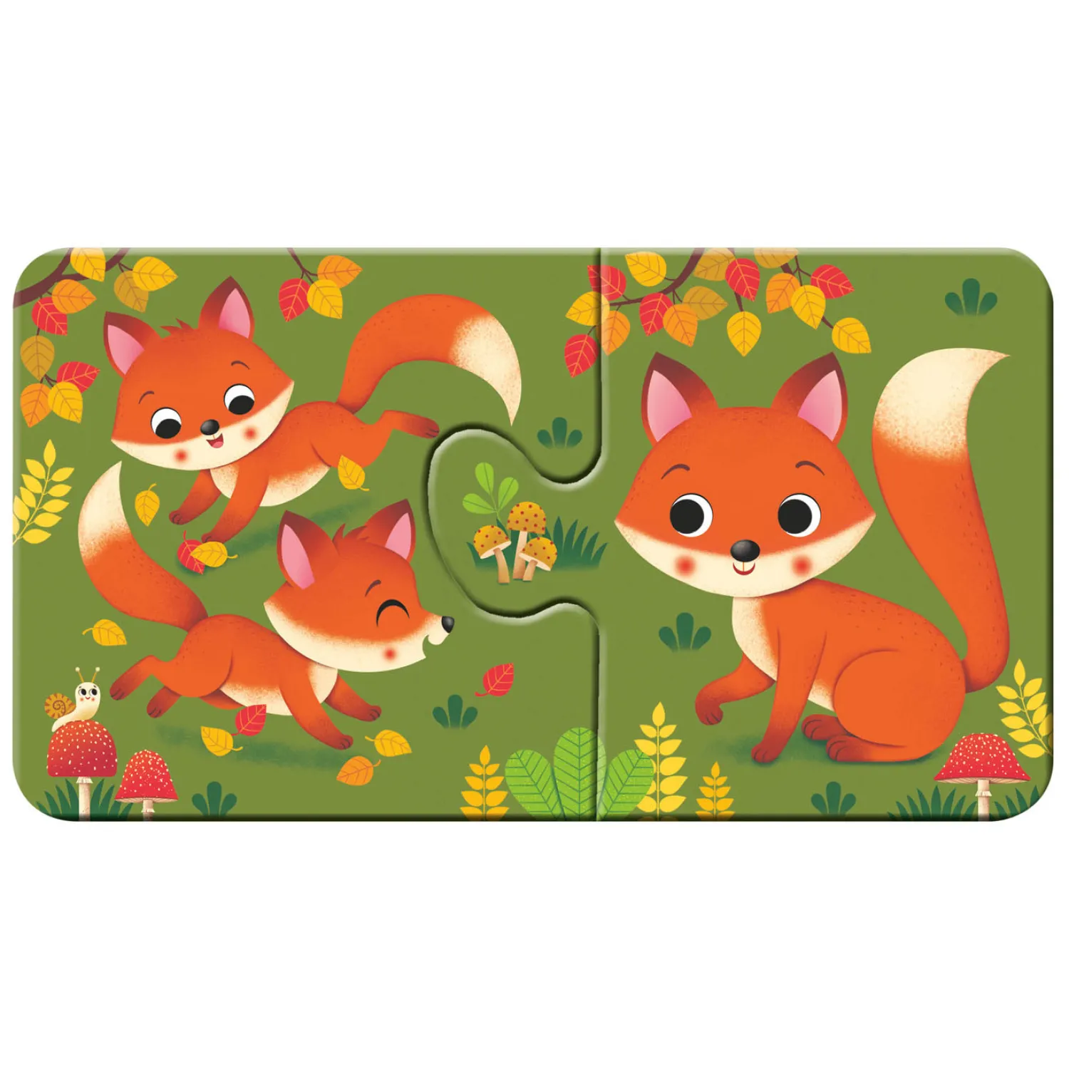 Ravensburger Dieren en hun Kleintjes Puzzel, 9x2st. Outlet