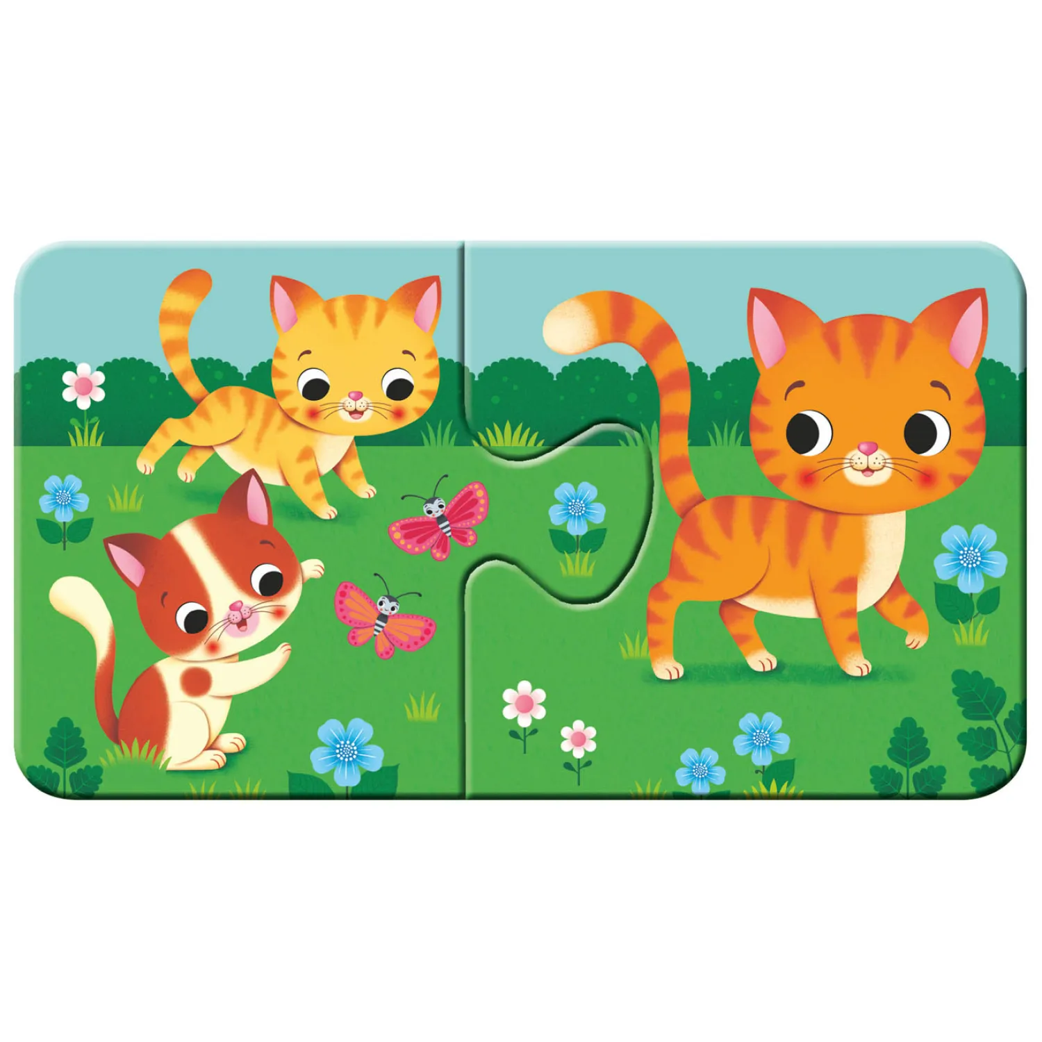 Ravensburger Dieren en hun Kleintjes Puzzel, 9x2st. Outlet