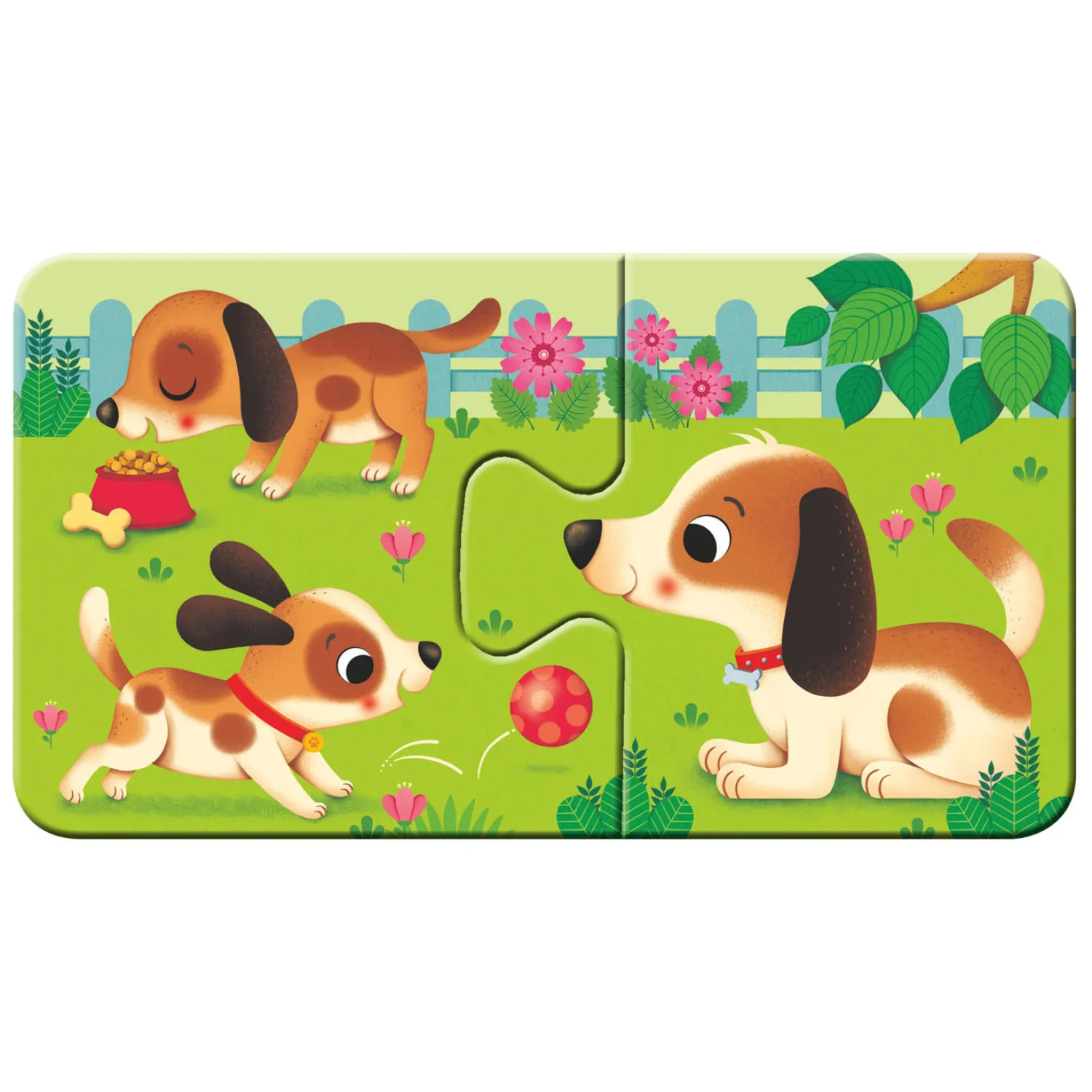 Ravensburger Dieren en hun Kleintjes Puzzel, 9x2st. Outlet