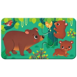 Ravensburger Dieren en hun Kleintjes Puzzel, 9x2st. Outlet