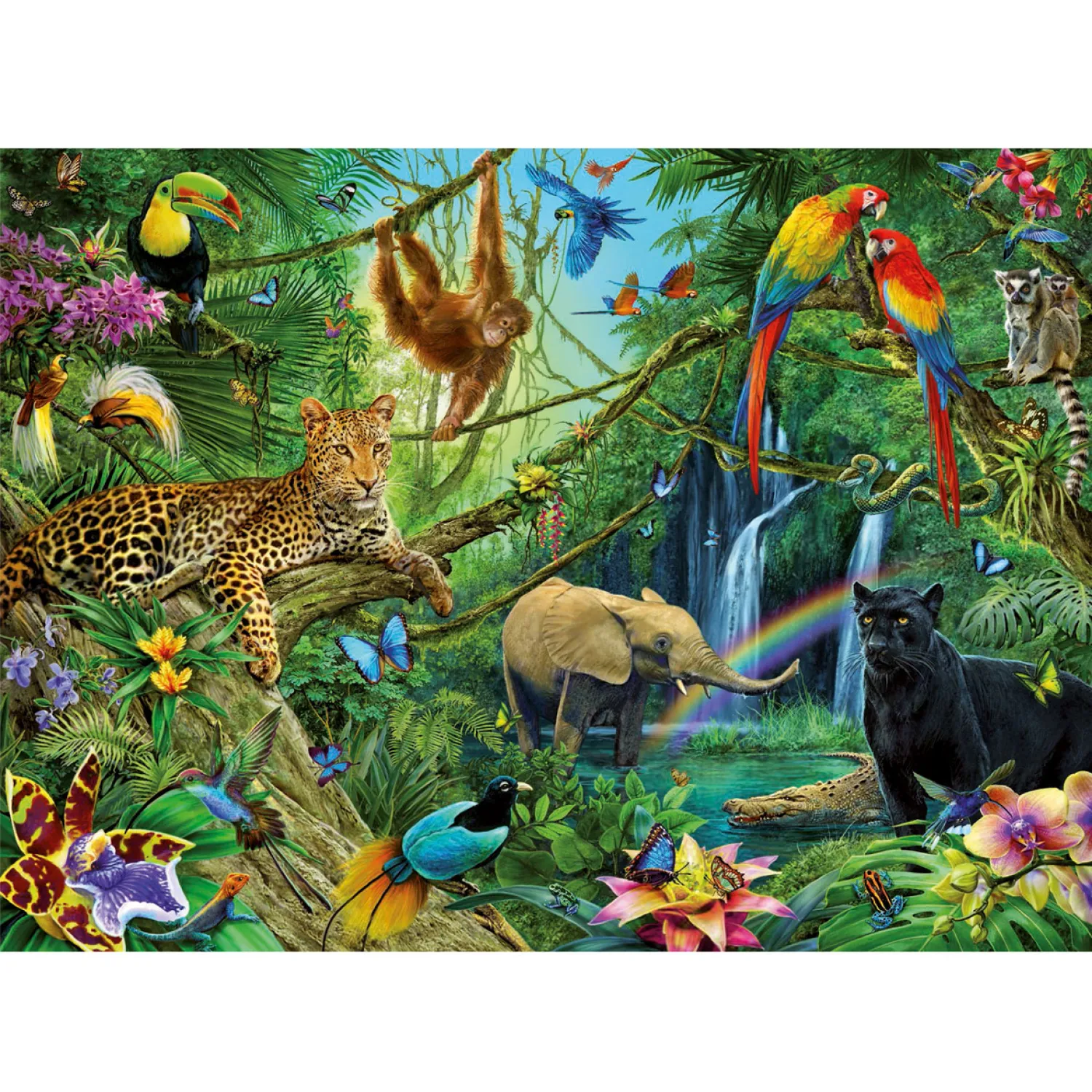 Ravensburger Dieren in de Jungle, 200st. XXL Outlet