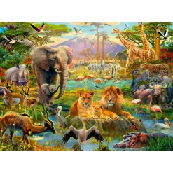 Dieren van de Savanne Puzzel, 200st. XXL>Ravensburger
