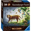 Houten Puzzel Tijger in de Jungle, 500st.-Ravensburger Clearance